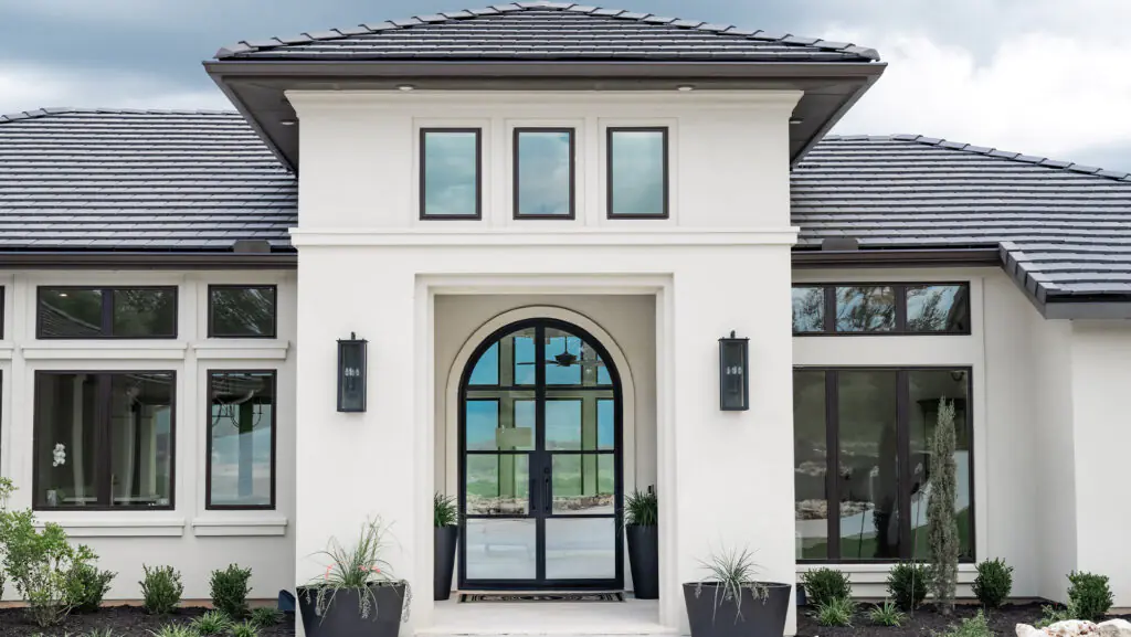 Colonial Iron Doors - Custom iron entry project