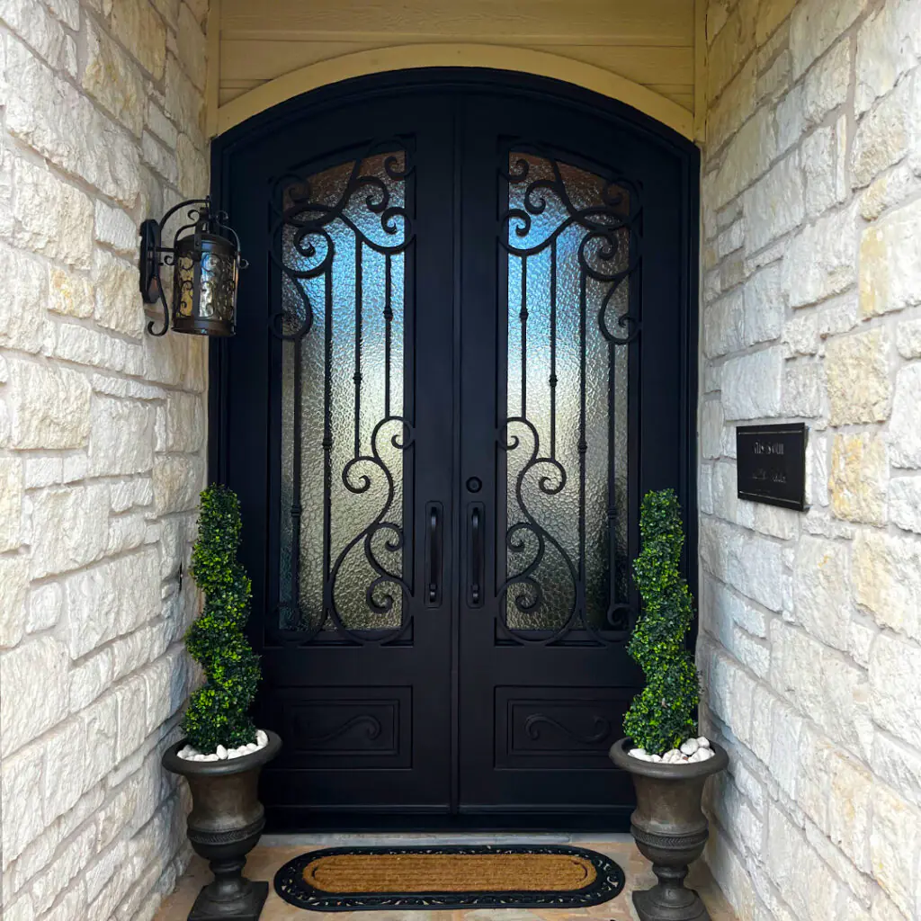 Colonial Iron Doors wrought iron entry door 2