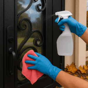 how to maintain your iron door in texas weather