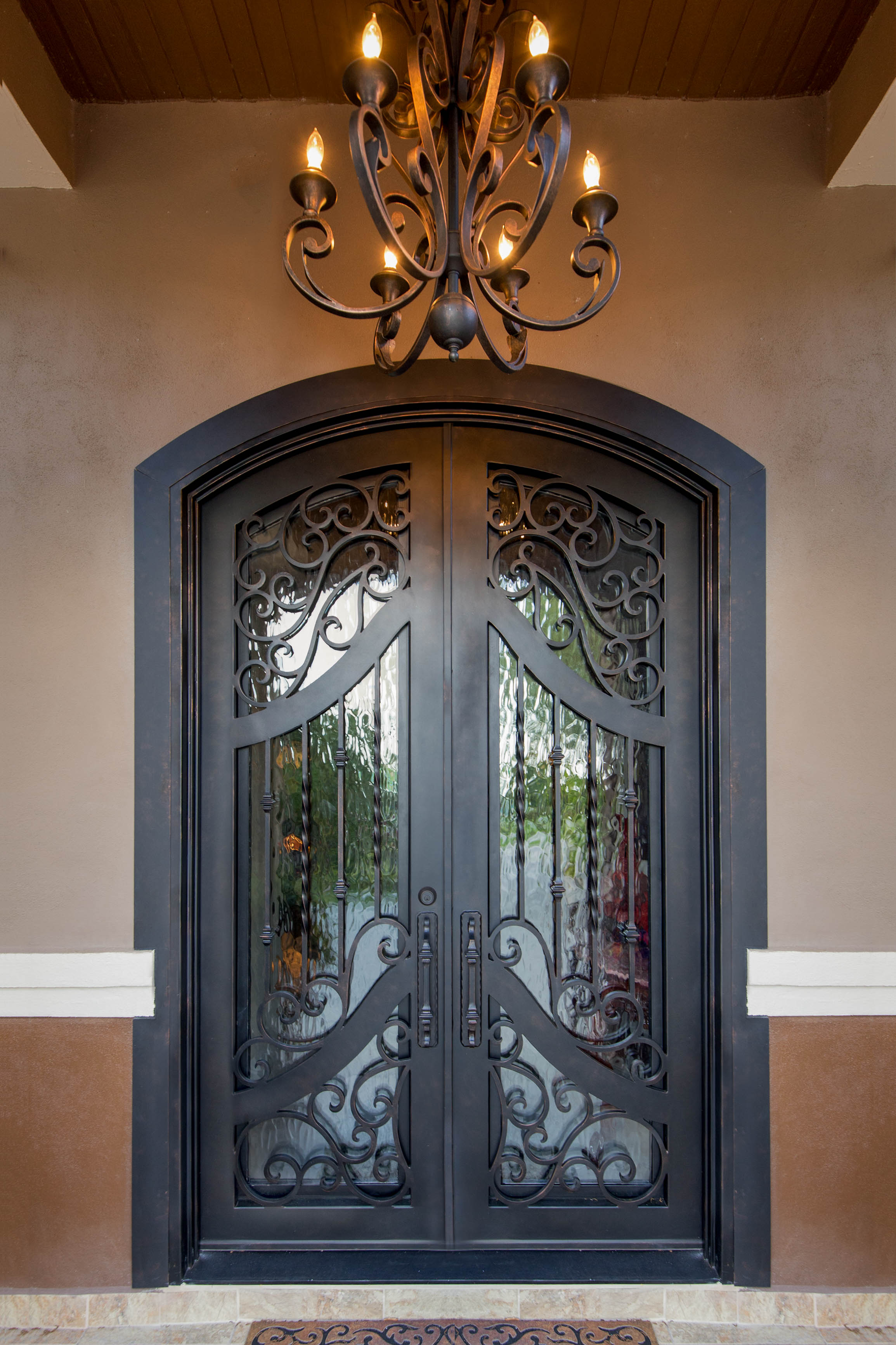 Steel frame doors interior