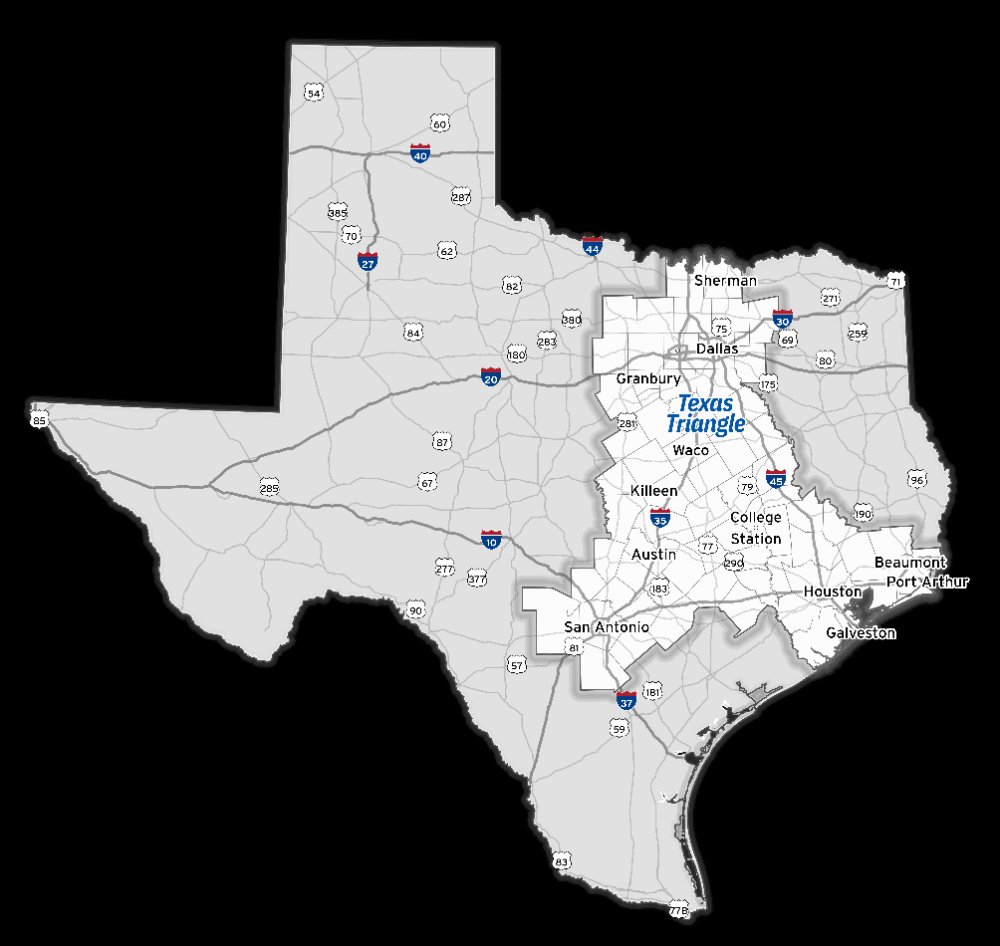 Texas map